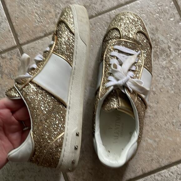 VALENTINO GARAVANI Glitter Flycrew Sneakers - Picture 10 of 16